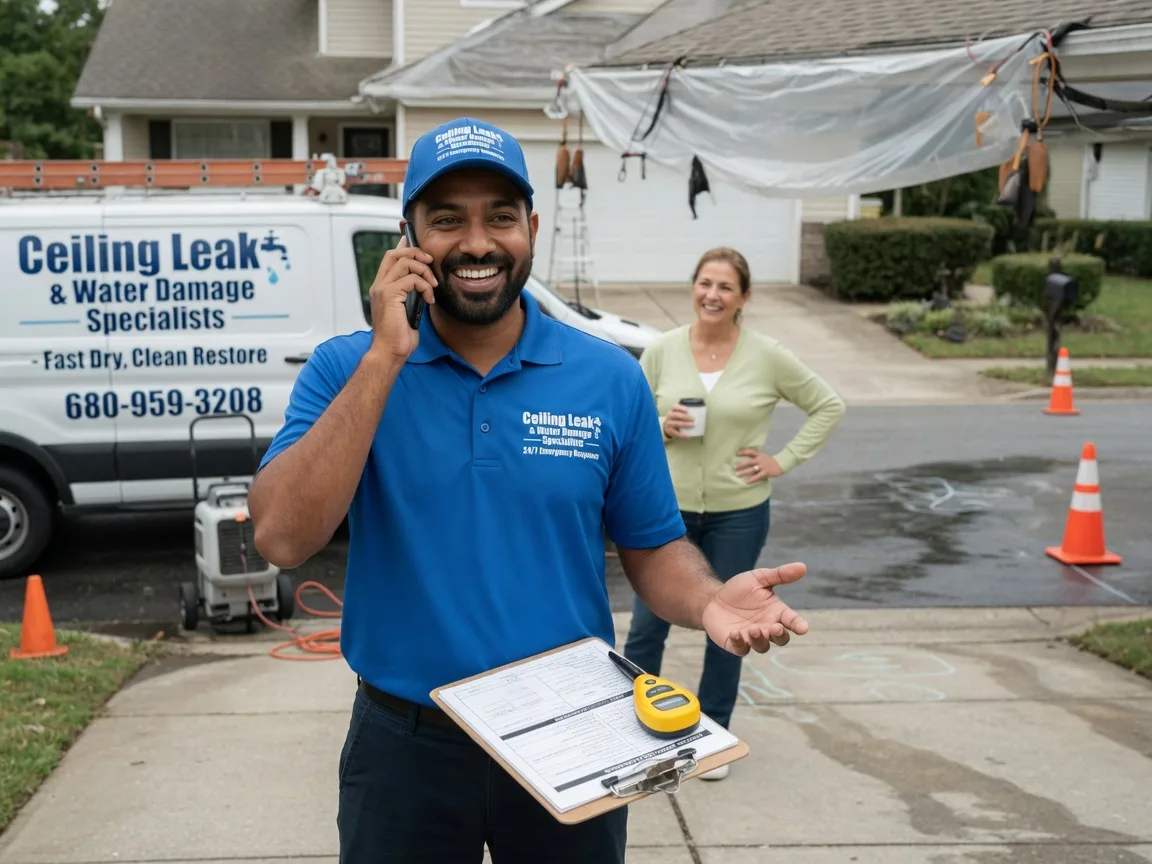 Ceiling Leak Cleanup West Jordan, UT FAQs